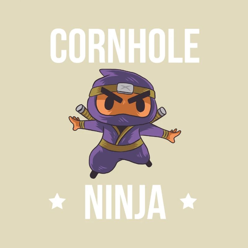 Cornhole Ninja Shirt Gift