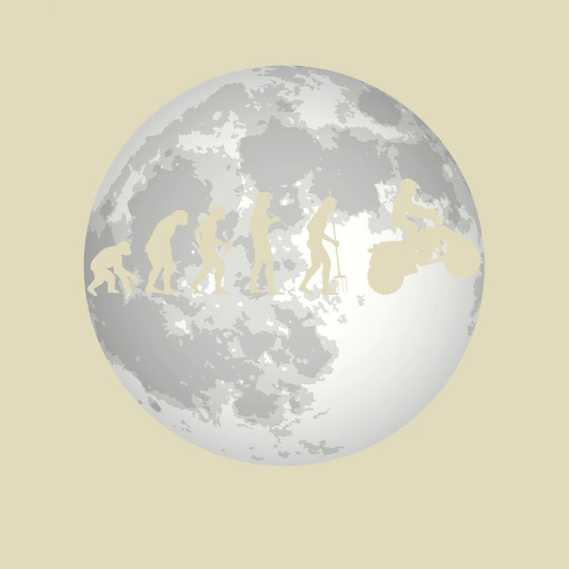 Evolution Quad Shirt Gift Moon