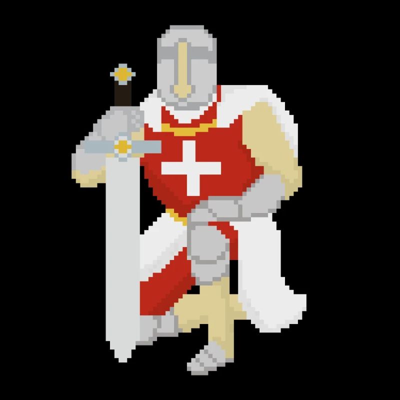 Retro Pixel Ritter