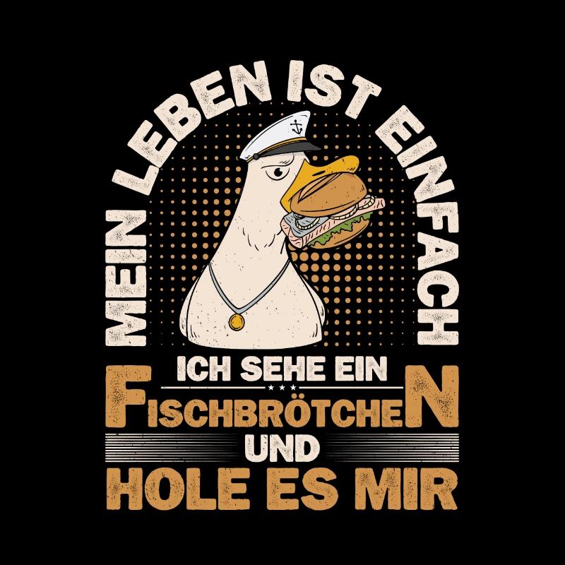 Fischbrötchen Möwe Norddeutsch