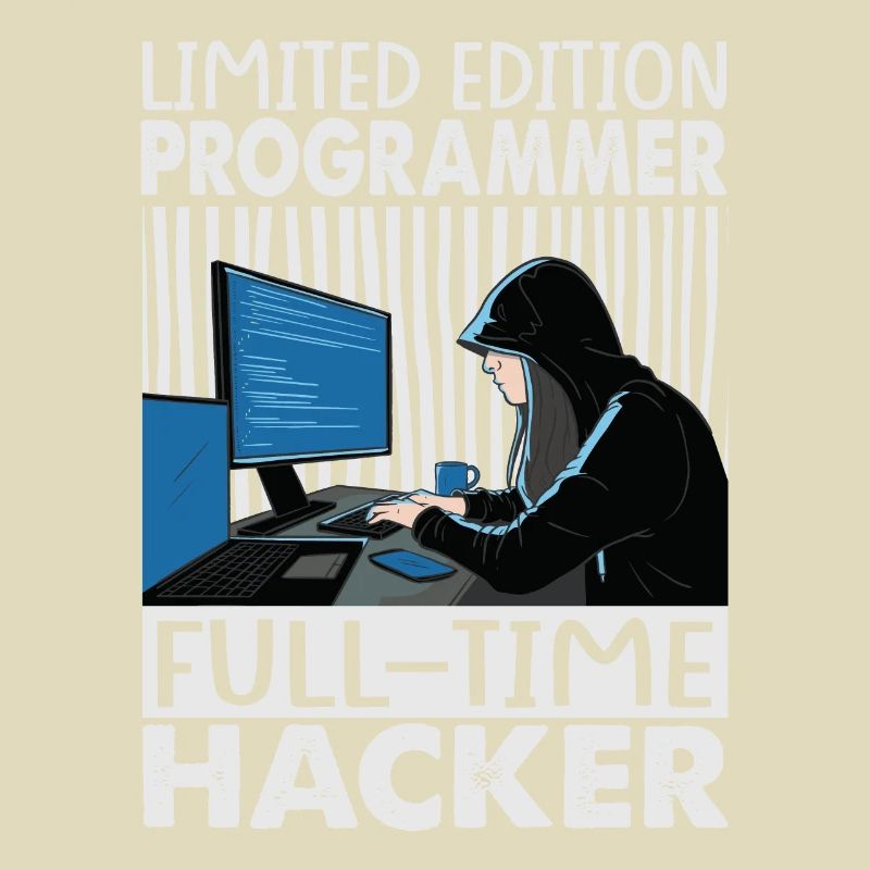Limited Edition Programmer Full-Time Hacker - Funn