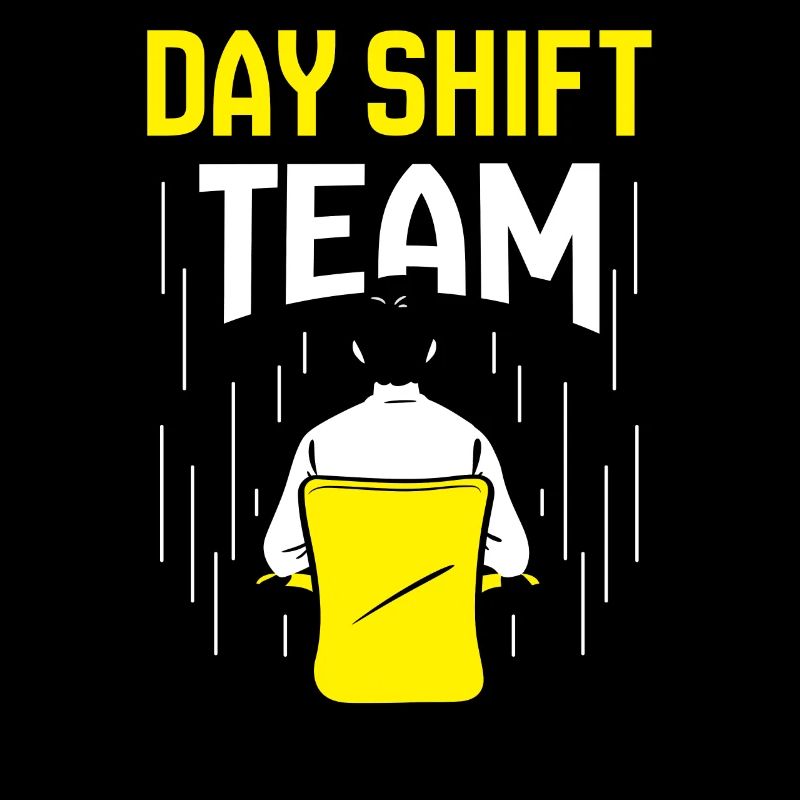 Équipe de l’équipe de jour de travail posté de jour