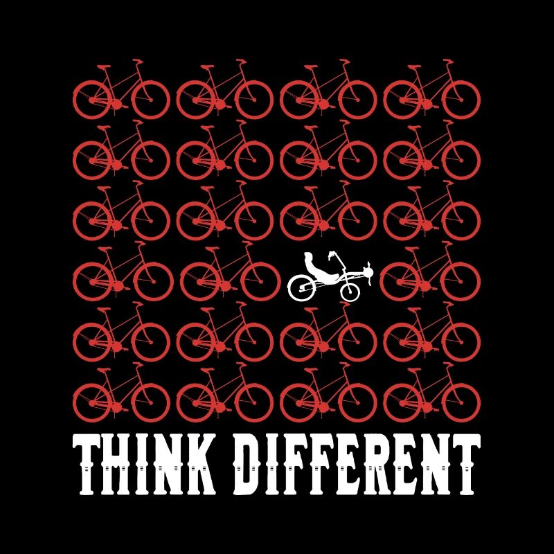 Pensez différemment - Bicycle Saying