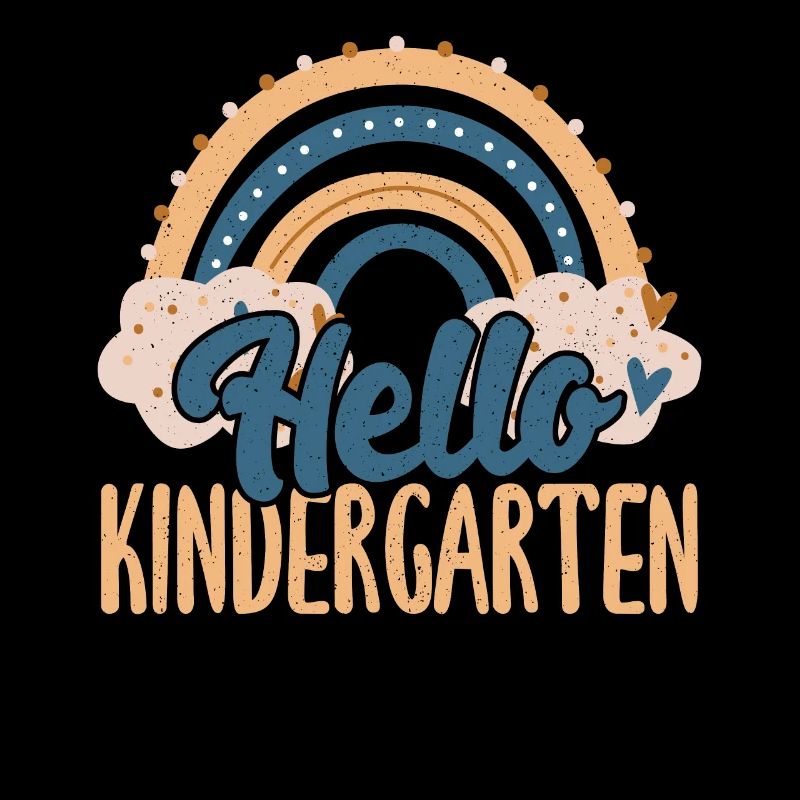 Rainbow Hello Kindergarten First Day