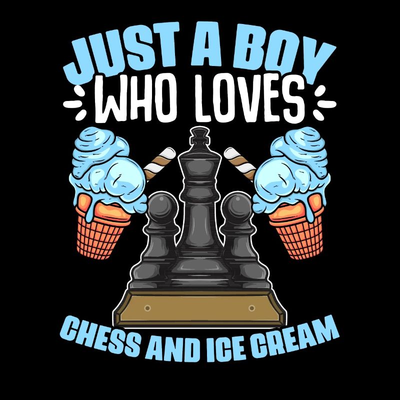 Just a boy who played a fun chess game for