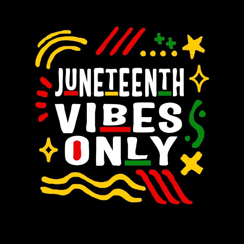 Juneteenth 1865 Hemd, nur Juneteenth Vibes,