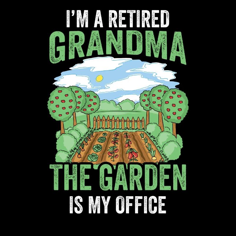 Ich Bin Eine Großmutter Im Ruhestand Garten Oma