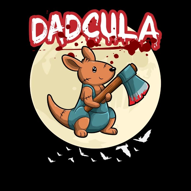 Dadcula Dracula Vampire Dad Funny Halloween Party