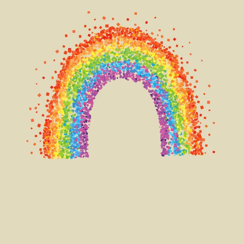 Rainbow Rainbow Flag Confetti Carnival