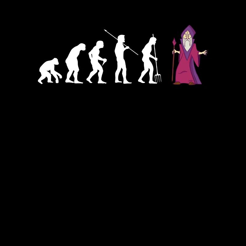 Evolution Witch Wizard Chemise Halloween
