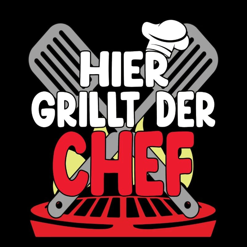 Hier Grillt Der Chef