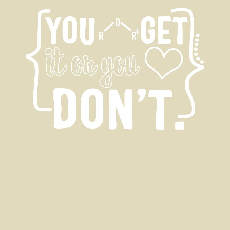 Chemisches Element Hemd, du Äther bekommst es oder du