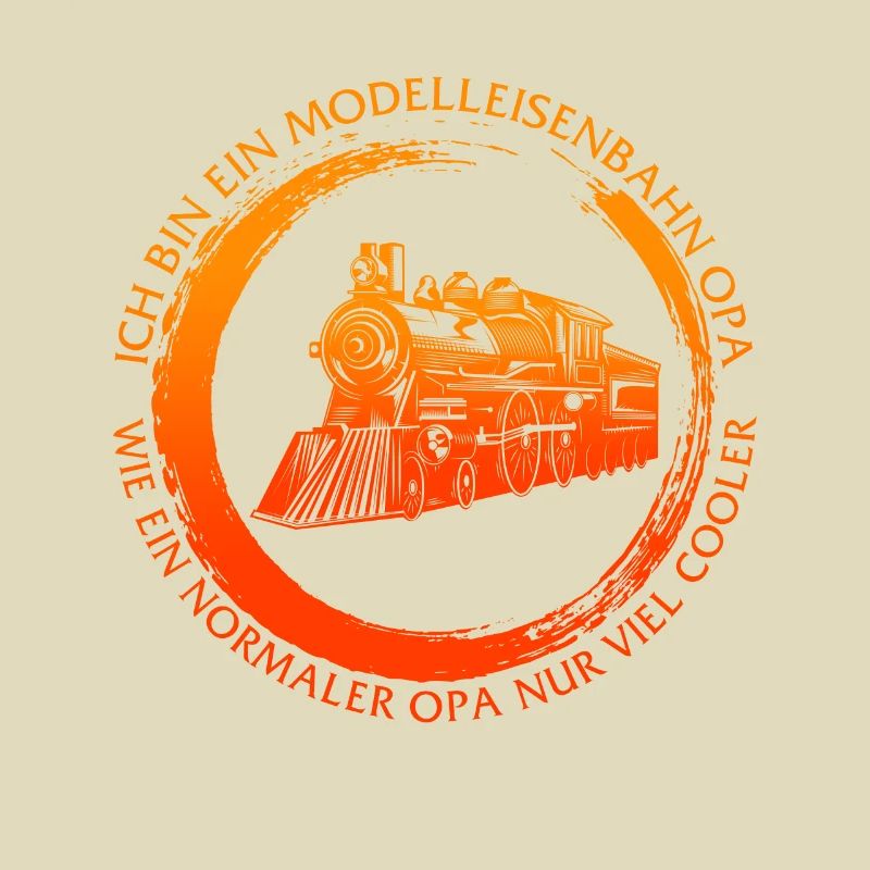 Ich bin ein Modelleisenbahn-Opa-Hemd, cooles