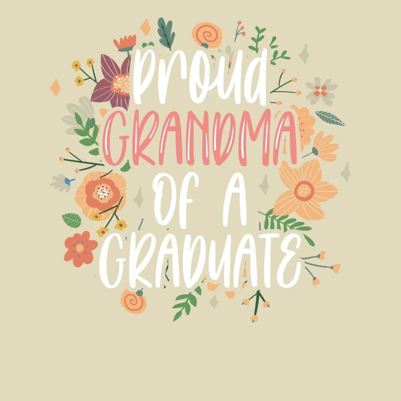 Stolze Großmutter Eines Absolventen Absolvent