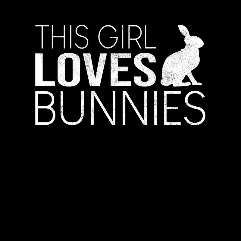 Mädchen Hase Spruch