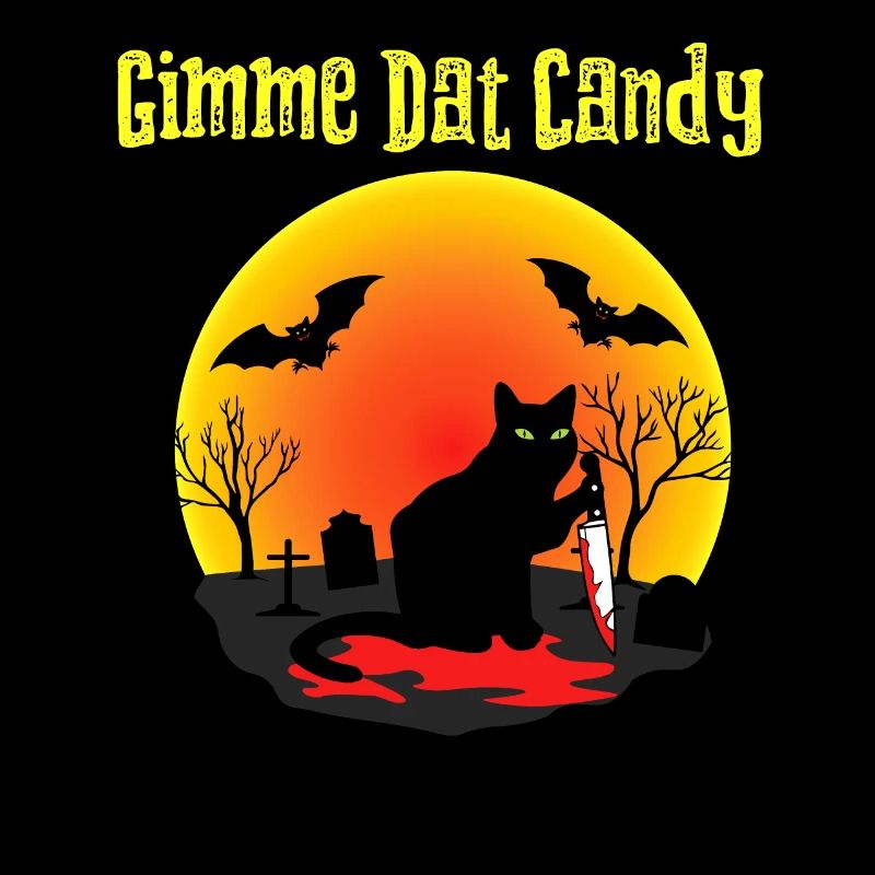 Gimme Dat Candy Chat Effrayant Halloween