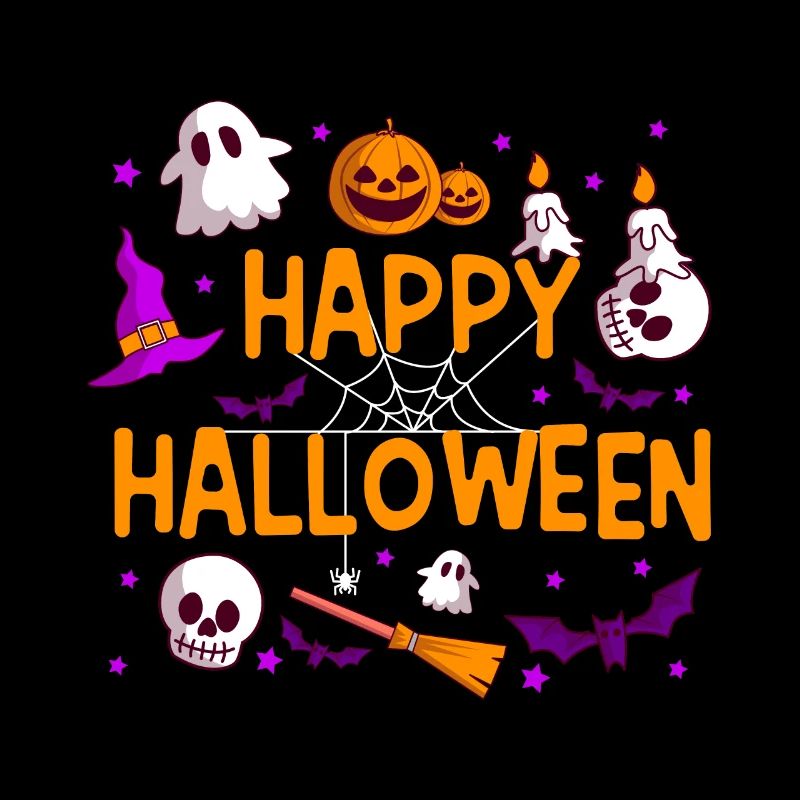 Happy Halloween Pumpkin Lantern Ghost Ghost