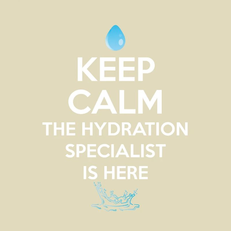 Keep Calm The Hydration Specialist Is Here