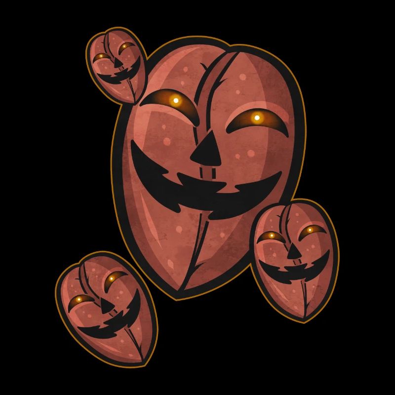 Evil Jack O Lantern Grains de café Halloween