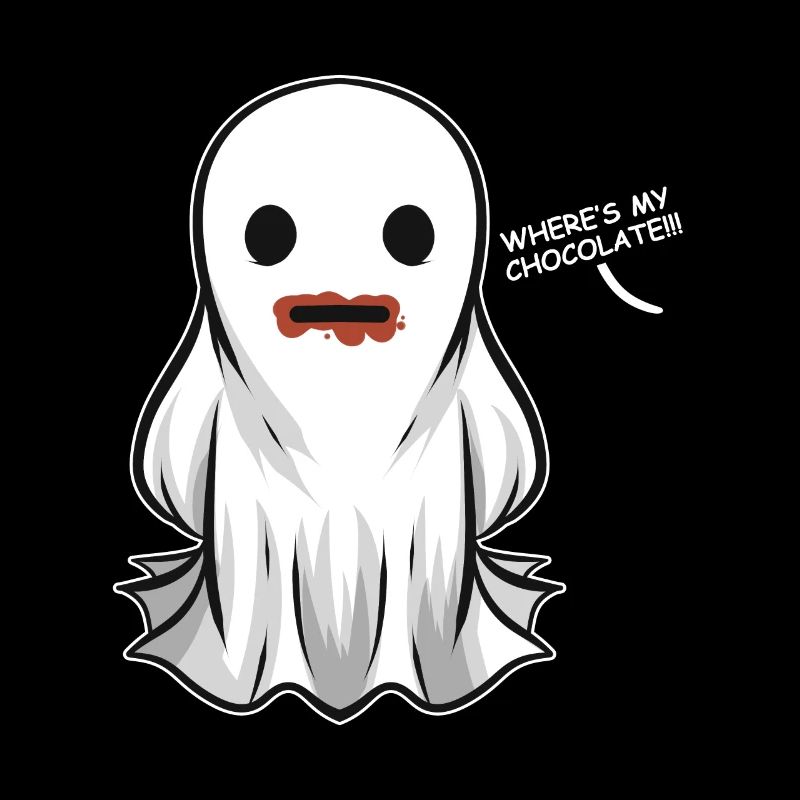 Ghost a mangé le chocolat Où est mon chocolat