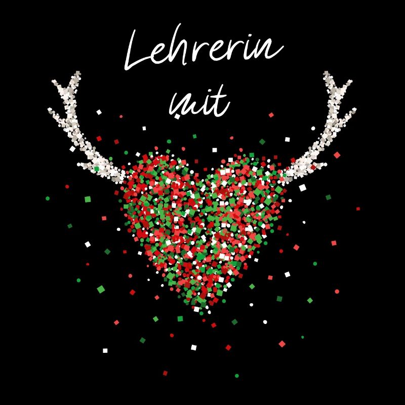Lehrerin mit Herz Weihnachtsgeschenk Nikolaus