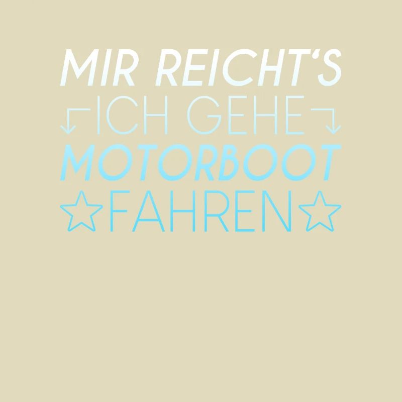 Motorboot Spruch