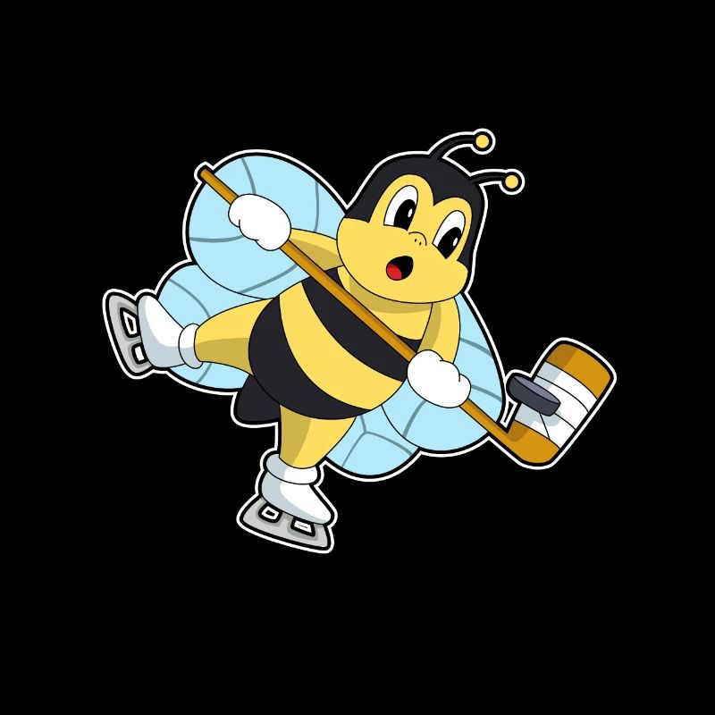 Biene Eishockey Eishockeyschläger