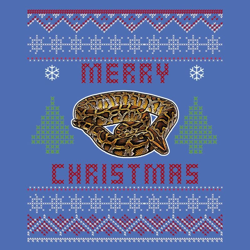 Burmese Python Christmas
