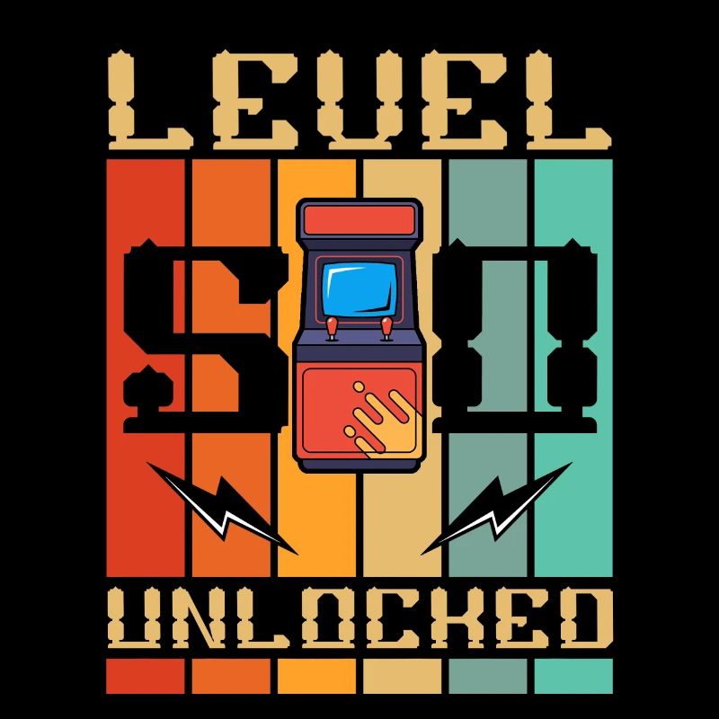 Level 50 Unlocked Arcade Machine Gamer 50.