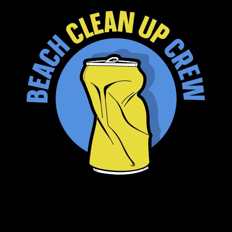 Beach Clean Up Mannschaft Strand Strandreinigung