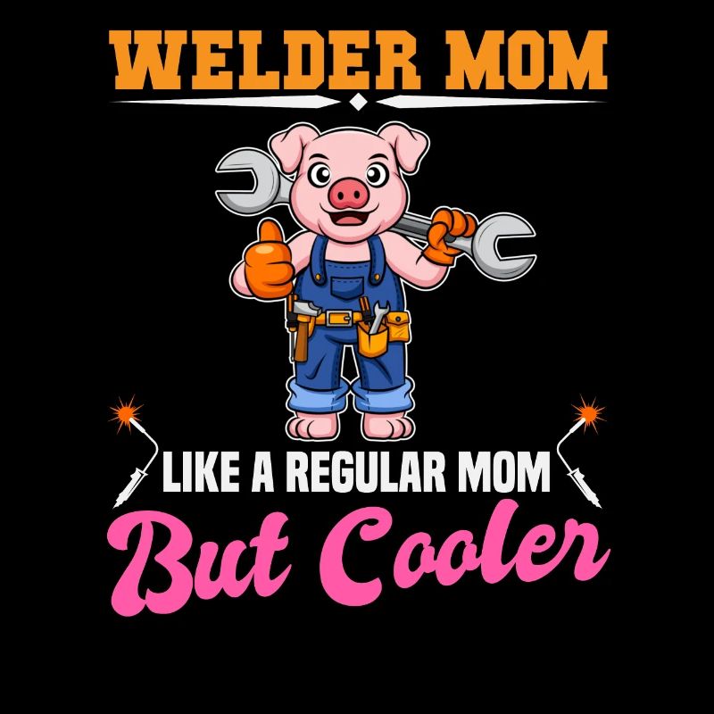 Maman soudeuse comme une maman régulière mais plus cool
