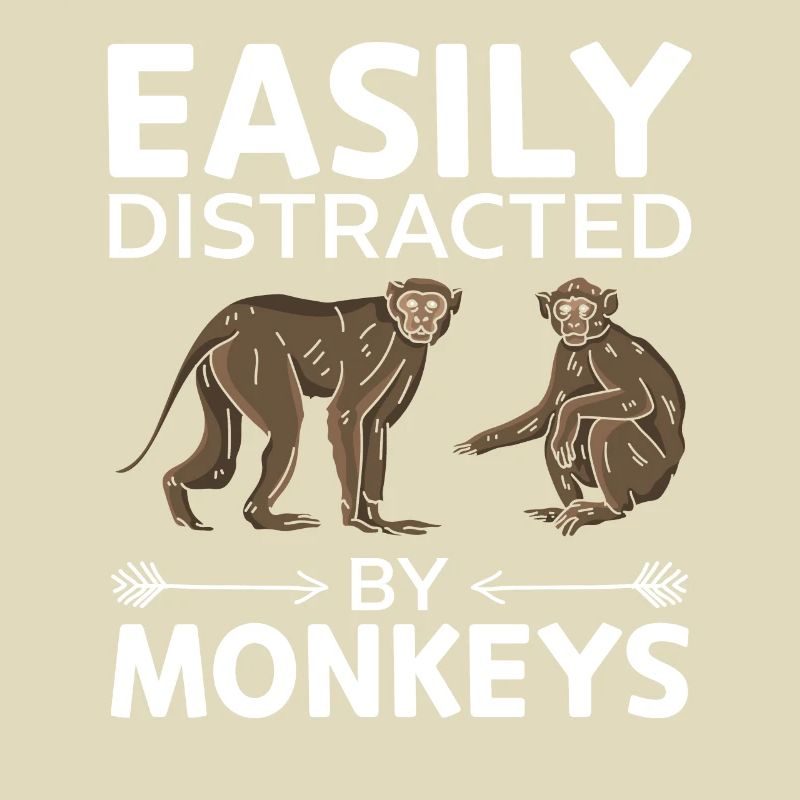 Facilement distrait par les singes - Orangutan Monkey Lo