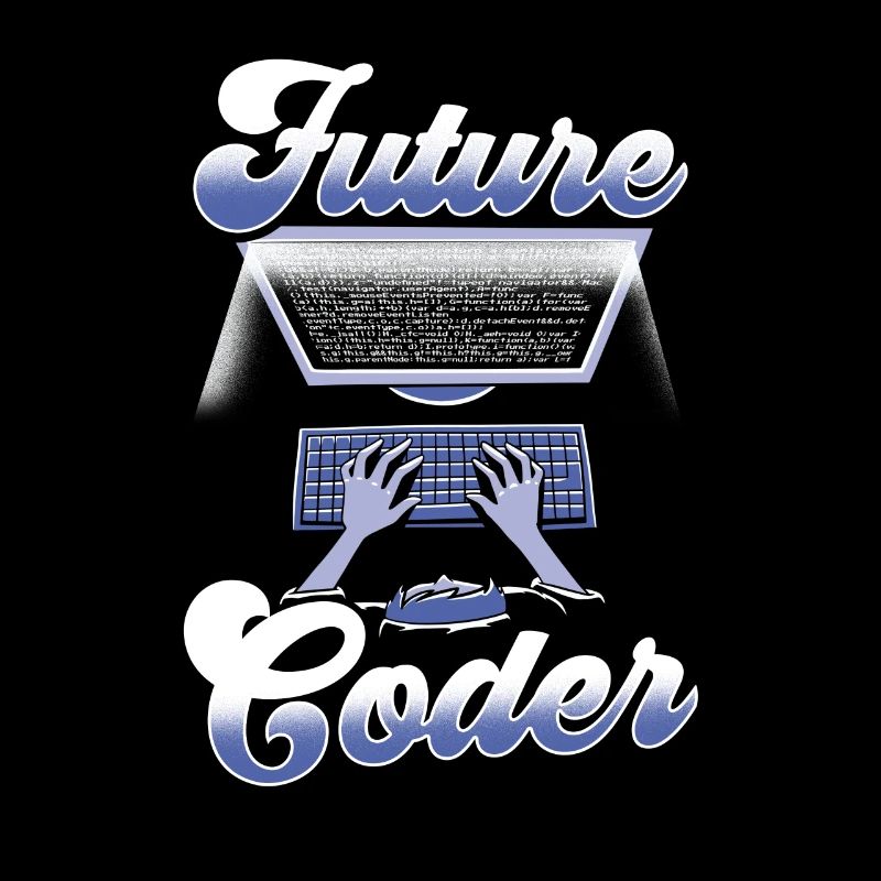 Zukünftiger Coder Code Programmierer Coding