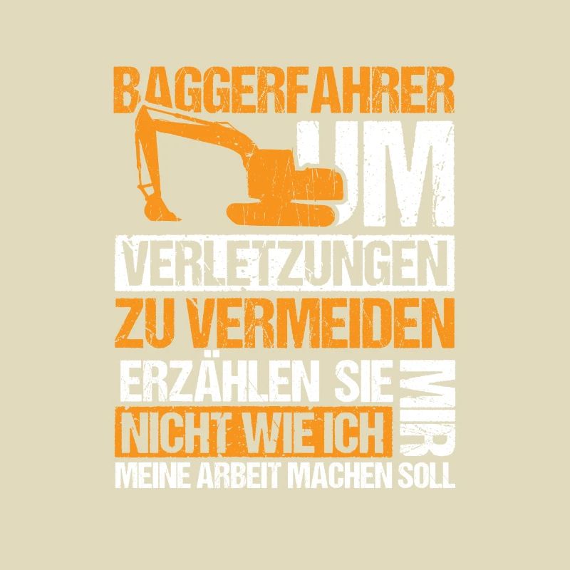 Bagger Baggerfahrer Baustelle