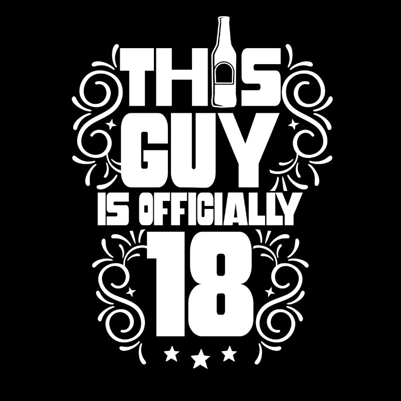 Ce gars a officiellement 18 dix-huit ans