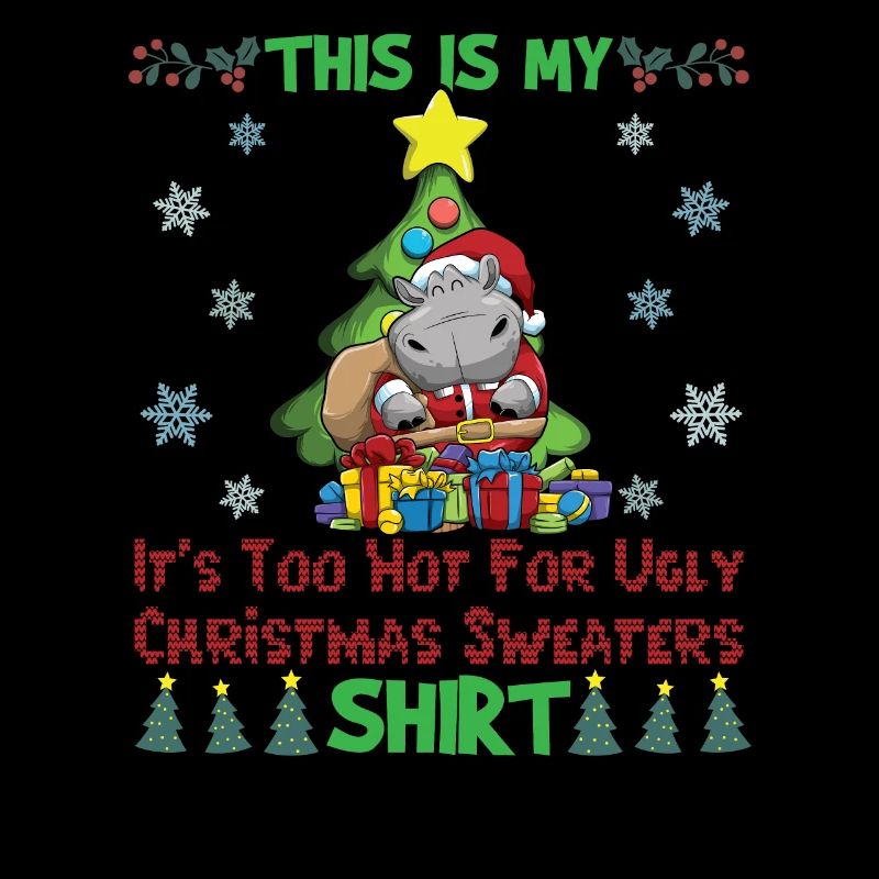 C'est mon pull de Noël il fait trop chaud pour moche