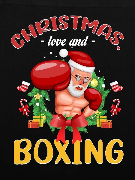 Christmas Love Boxing Boxer Weihnachtsgeschenk