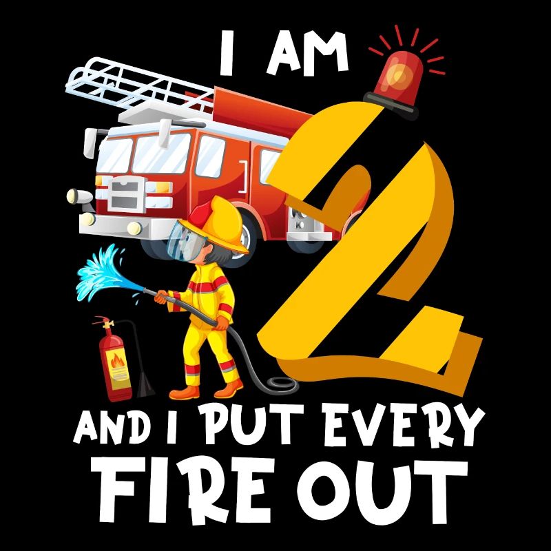 Fire engine firefighting I am 2 years old