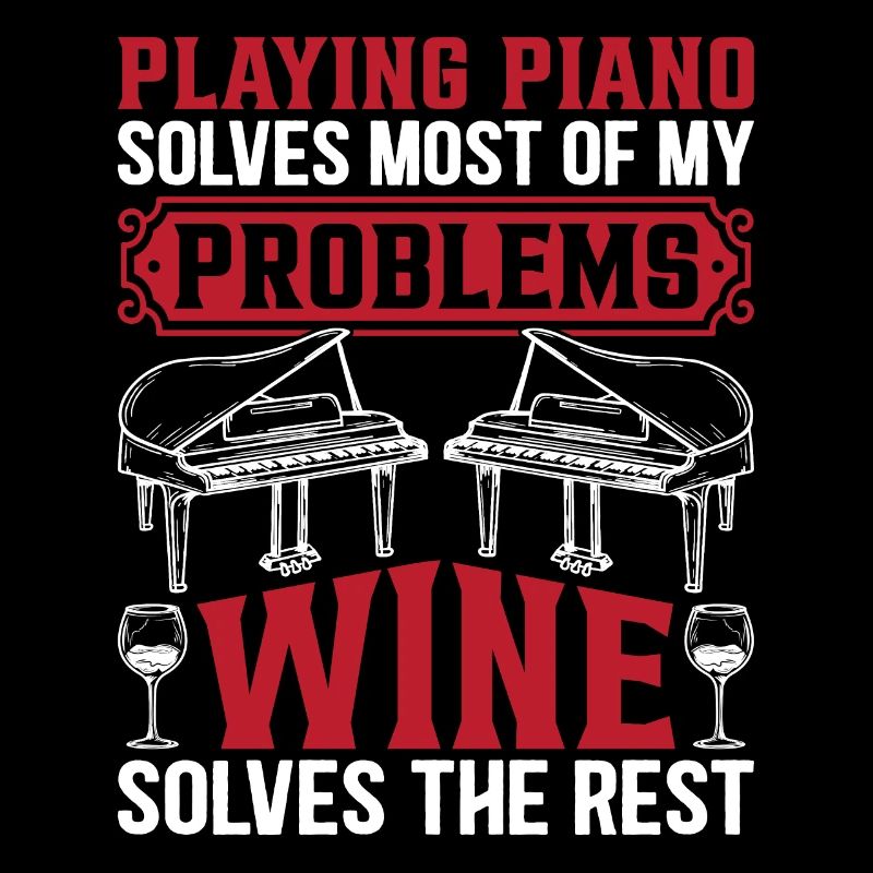 Playing Piano Solves Most Of My Problems - Keyboar