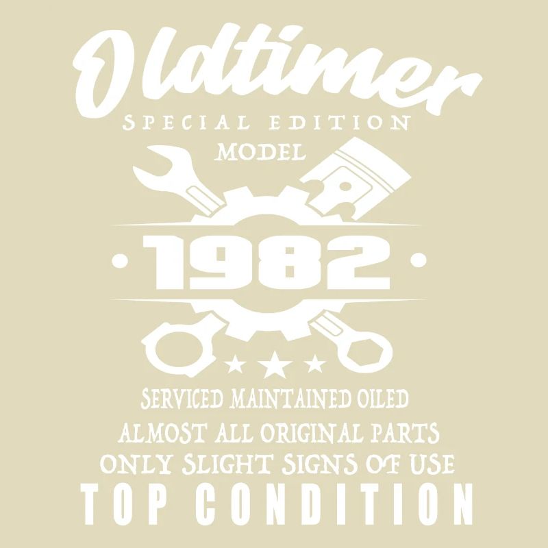 Oldtimer Special Edition Modell 1982 Geburtstag