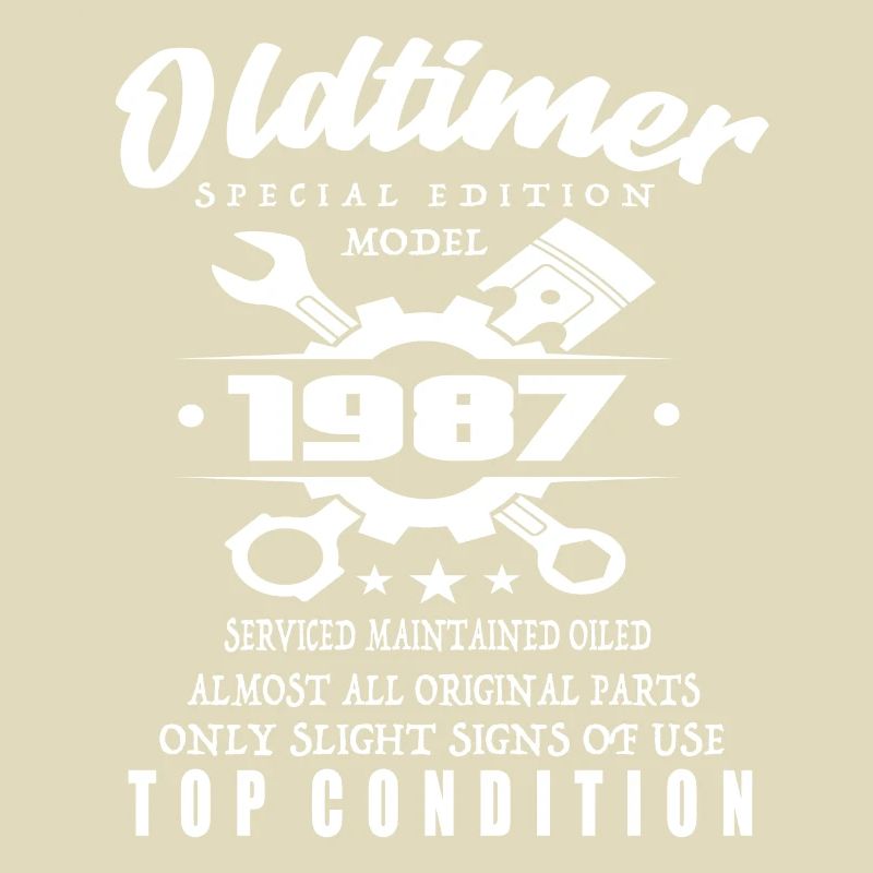 Oldtimer Special Edition Model 1987 Birthday