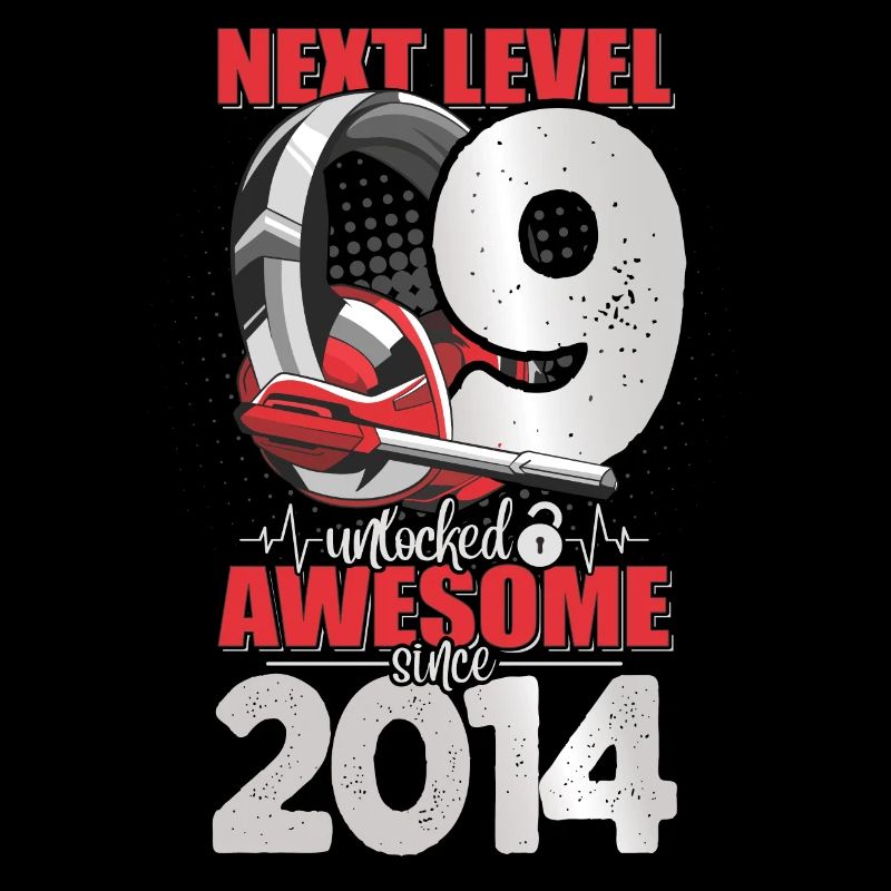 Level Unlocked 9 Years Old 2014 Headset Gaming