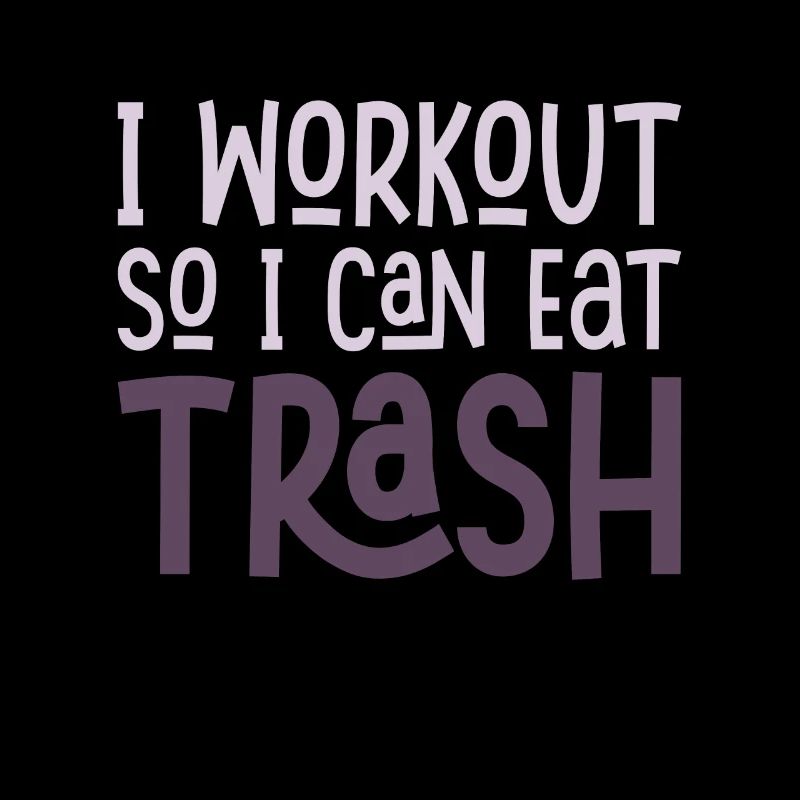 I Workout So I Can Eat Trash Waschbären Müllpanda