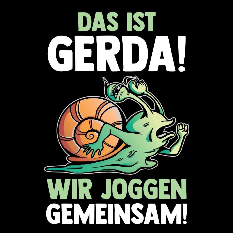 C’est Gerda nous courons ensemble escargot