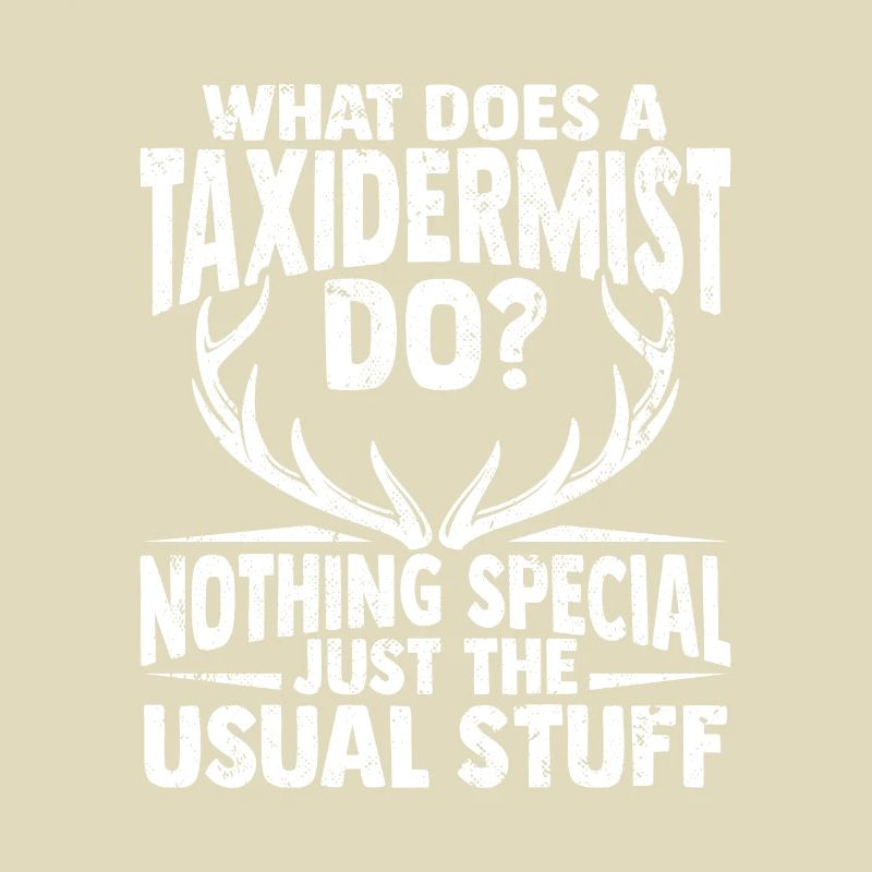 Taxidermist design for stuffing animals