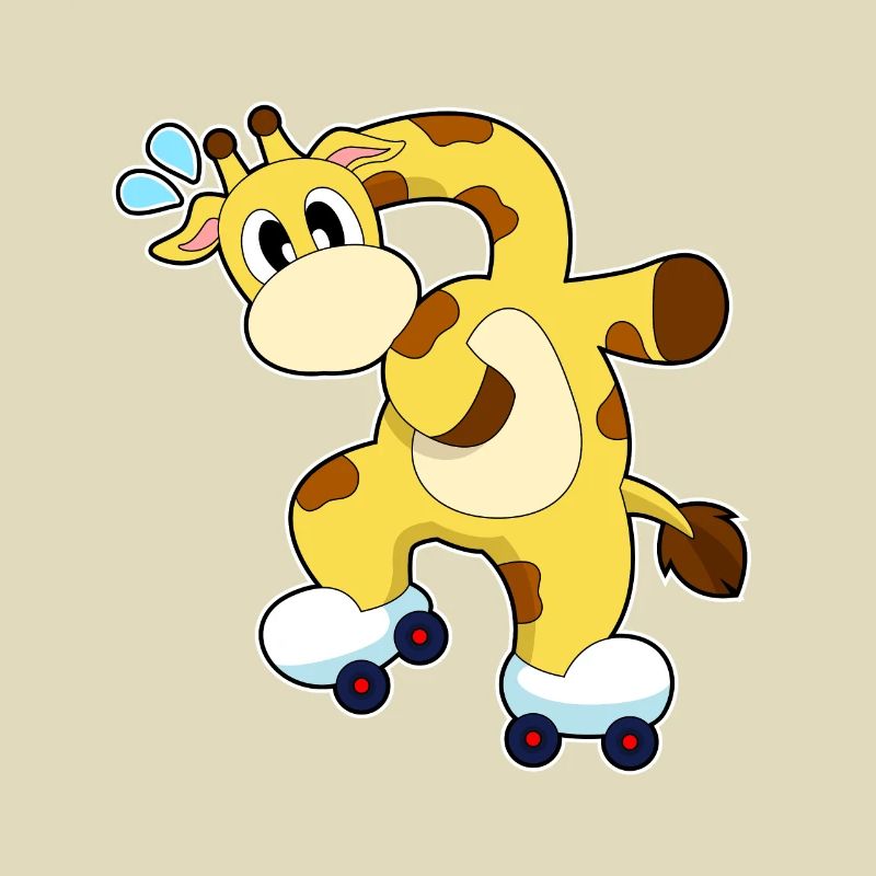 Giraffe Rollschuhe Inline Skating