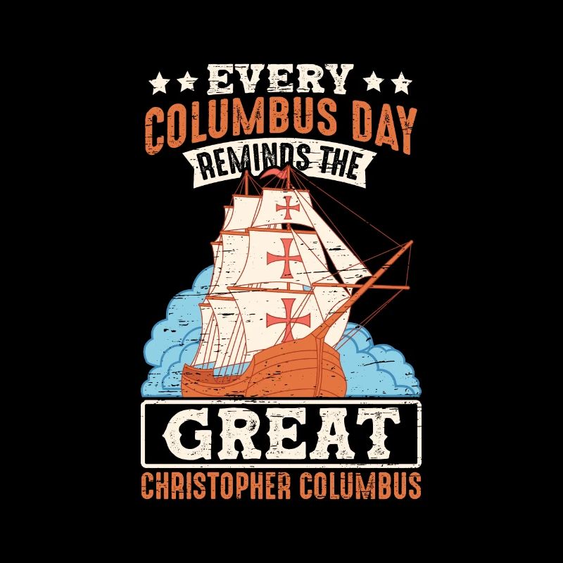 Great Christopher Columbus Day 1942 Americans