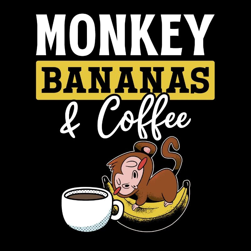 Monkey Bananas & Coffee - Orangutans Monkey