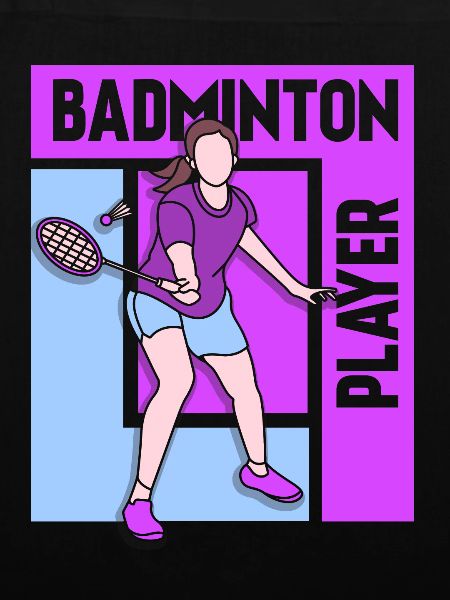 Badmintonspielerin Spielerin Mädchen Mutter