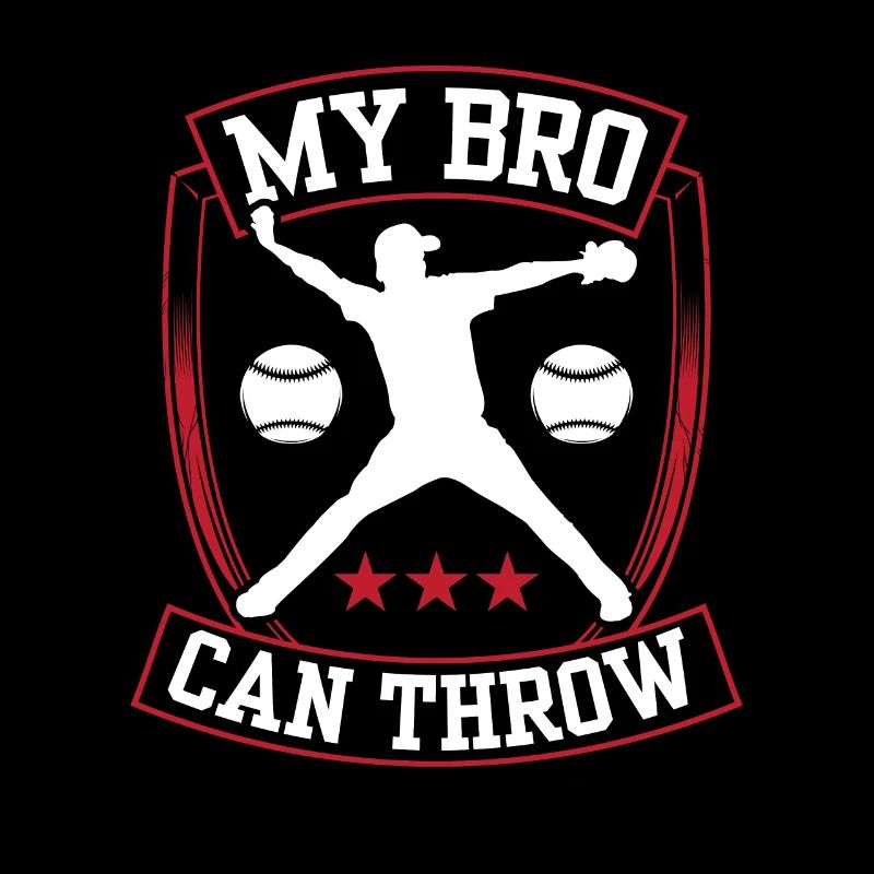 Mon frère peut lancer un lanceur de baseball